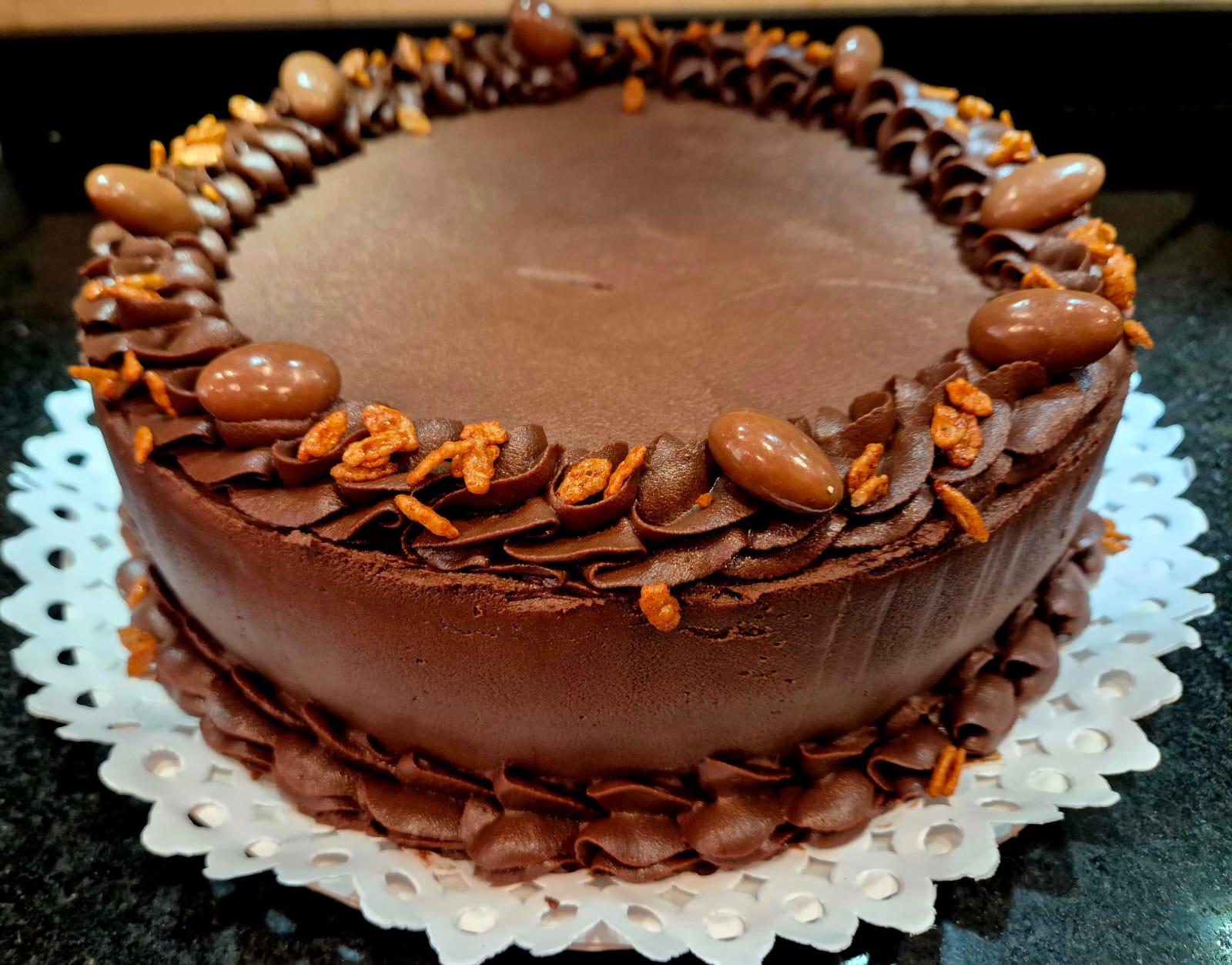 Torta de chocolate con almendras