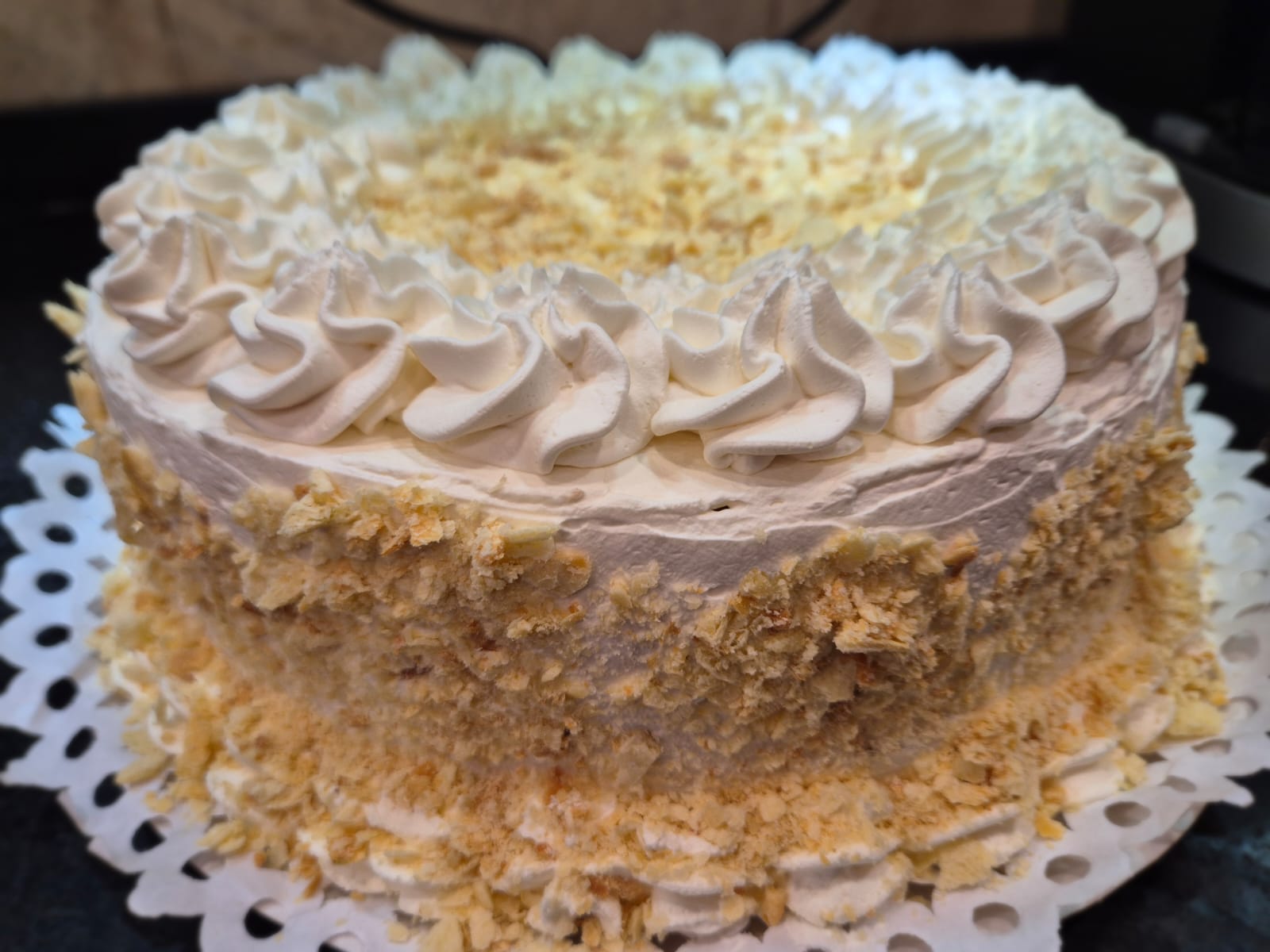 Opción B — torta milhojas